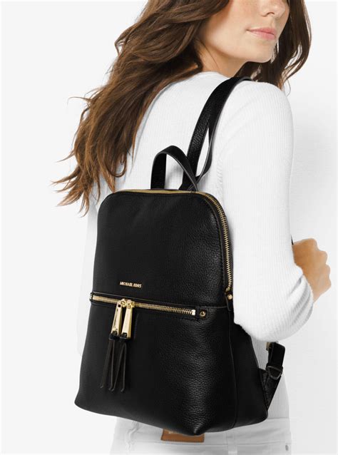 michael kors non leather - Michael Kors leather backpack women's.